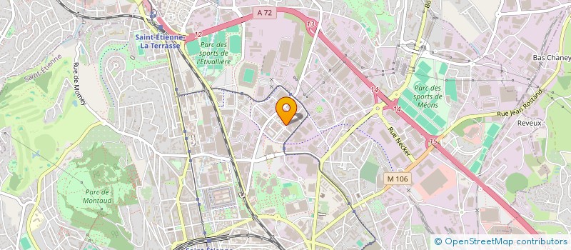 localisation de l'entreprise INSTALLATION RESEAUX SERVICES  SAINT-ETIENNE