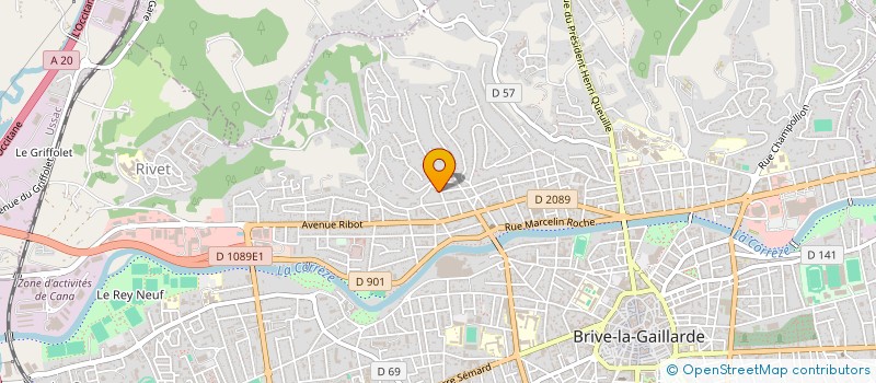 localisation de l'entreprise INSTALLATION RESEAUX TELECOM à BRIVE-LA-GAILLARDE