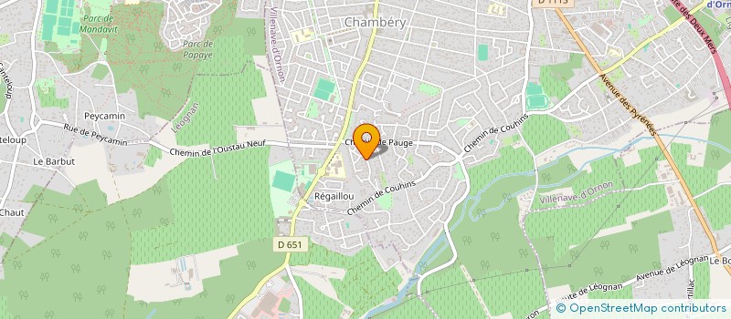 localisation de l'entreprise INSTALLATION SANITAIRE THERMIQUE à VILLENAVE-D'ORNON