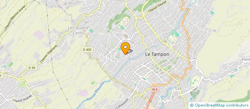 localisation de l'entreprise INSTALLATION TECHNIQUE ELECTRICITE GENERALE à LE TAMPON