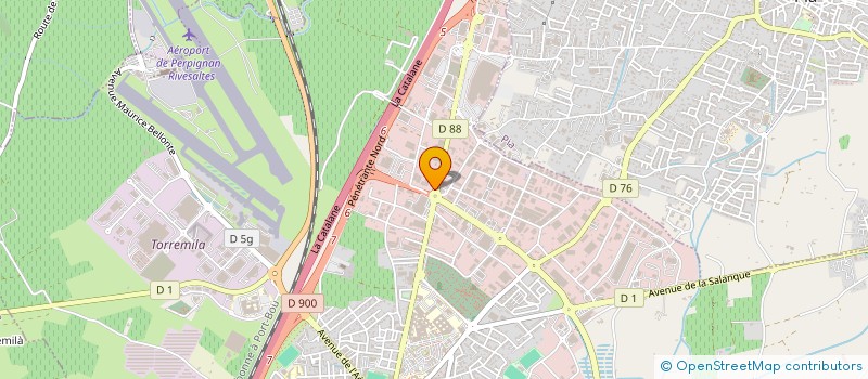 localisation de l'entreprise INSTALLATION THERMIQUE ET CLIMATIQUE à PERPIGNAN