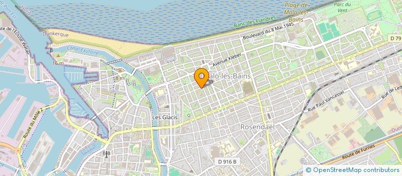 localisation de l'entreprise INSTALLATIONS DEPANNAGES ENTRETIEN ETUDE à DUNKERQUE