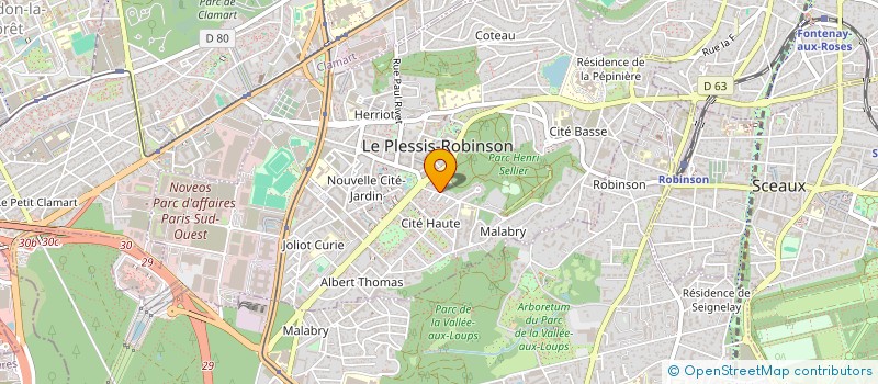 localisation de l'entreprise INSTALLATIONS ET TECH DU BAT à LE PLESSIS-ROBINSON