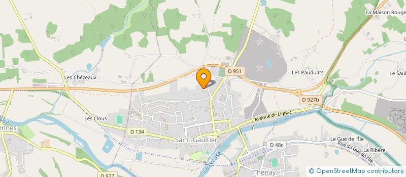 localisation de l'entreprise INSTALLATIONS GENERALES DU BATIMENT  RIVARENNES