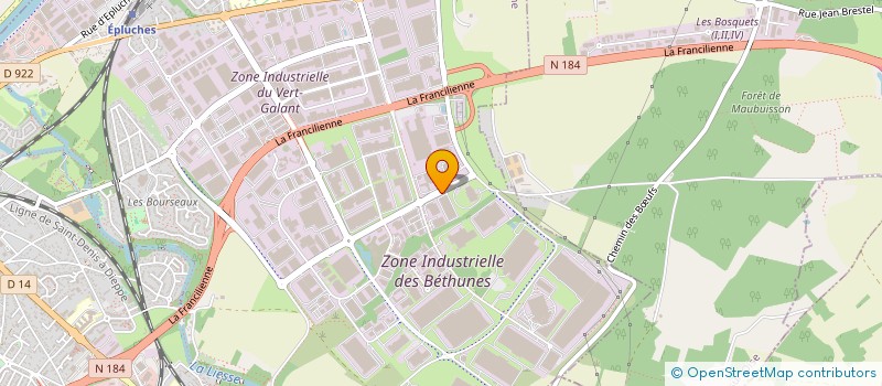 localisation de l'entreprise INSTALLATIONS MAINTENANCES ETUDES DIAGNOSTICS à SAINT-OUEN-L'AUMONE