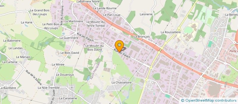 localisation de l'entreprise INSTALLATIONS & SERVICES OUEST à SAINT-HERBLAIN