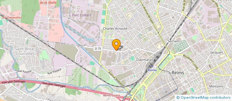 localisation de l'entreprise INSTALLATIONS TELEPHONIQUES à REIMS
