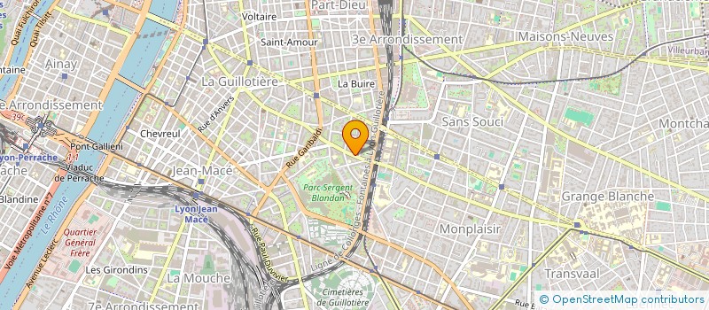 localisation de l'entreprise INSTALLATIONS THERMIQUES ET SANITAIRES à LYON