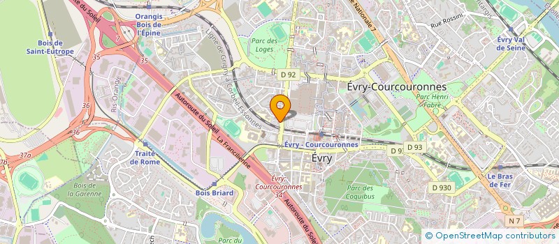 localisation de l'entreprise INSTALLPRO à EVRY-COURCOURONNES