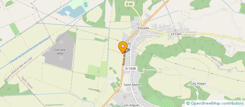 localisation de l'entreprise INSTALLSPORT à SAINT-SAVIN