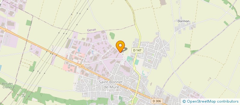 localisation de l'entreprise INSTALLUX SA à SAINT-BONNET-DE-MURE