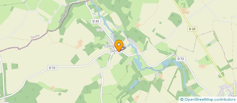 localisation de l'entreprise INSTAN  EPEIGNE-SUR-DEME