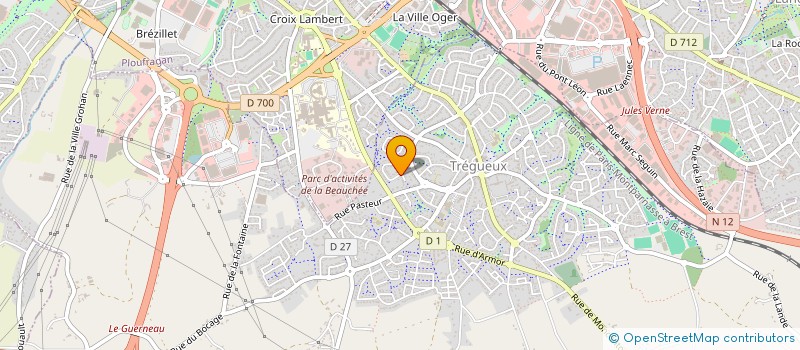 localisation de l'entreprise INSTAN'MATIC à TREGUEUX