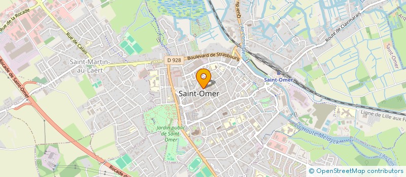localisation de l'entreprise INSTANC COORDIN GERONTOLOG AUDOMAROIS à SAINT-OMER