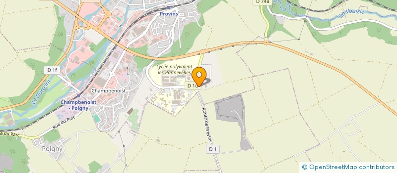 localisation de l'entreprise INSTANCE DE COORDIN LOCALE SANIT SOCIALE  PROVINS