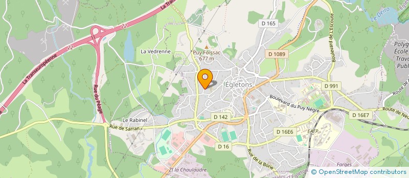 localisation de l'entreprise INSTANCE DE COORDINATION POUR L'AUTONOMIE DU PAYS DE VENTADOUR à EGLETONS