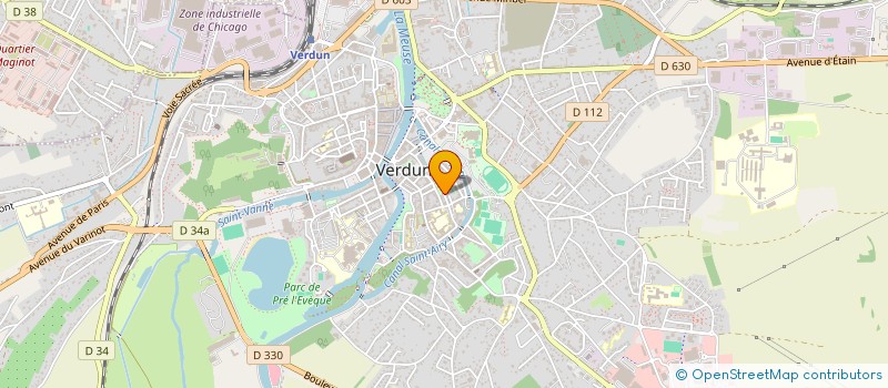 localisation de l'entreprise INSTANCE LOC COORD GERONTOLOGIE VERNOIS à VERDUN