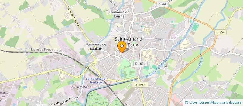 localisation de l'entreprise INSTANCE LOCALE COORDINAT GERONTOLOGIQUE à SAINT-AMAND-LES-EAUX