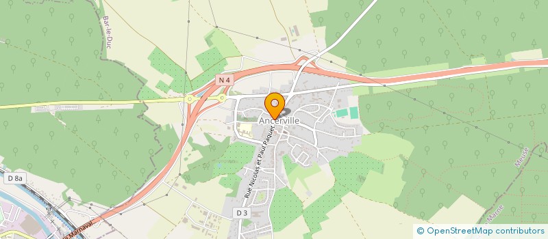 localisation de l'entreprise INSTANCE LOCALE GERONTOLOGIE ANCERVILLE à ANCERVILLE