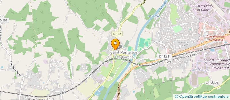 localisation de l'entreprise INSTANCE VEZERE-CAUSSE  SAINT-PANTALEON-DE-LARCHE