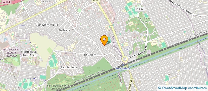 localisation de l'entreprise INSTANLOC à VILLEPINTE