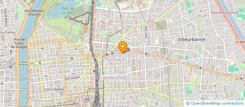 localisation de l'entreprise INSTANT 14  VILLEURBANNE