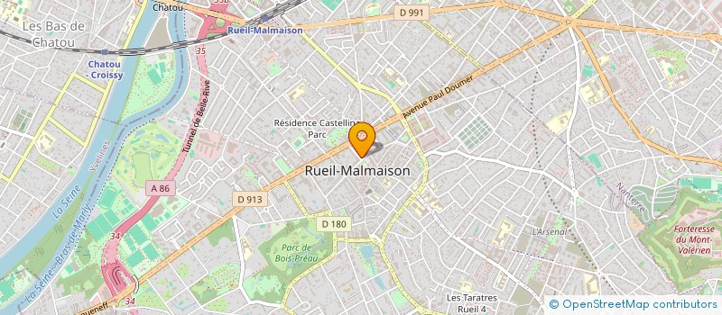 localisation de l'entreprise INSTANT à RUEIL-MALMAISON