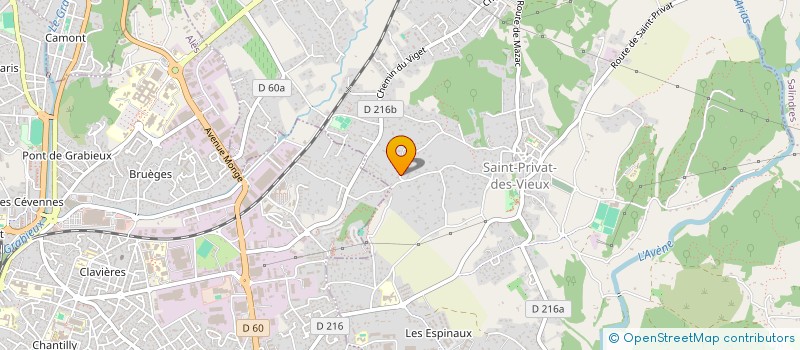 localisation de l'entreprise INSTANT à SAINT-PRIVAT-DES-VIEUX