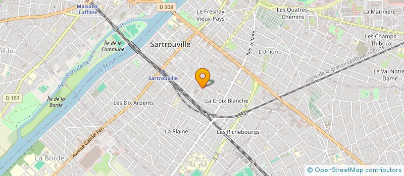 localisation de l'entreprise INSTANT BEAUTE à SARTROUVILLE