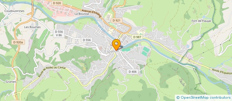 localisation de l'entreprise INSTANT BIEN ETRE à ESPALION