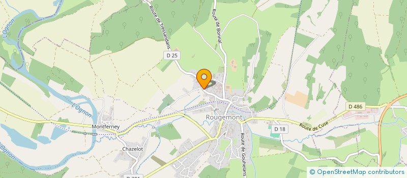 localisation de l'entreprise INSTANT BOIS  ROUGEMONT