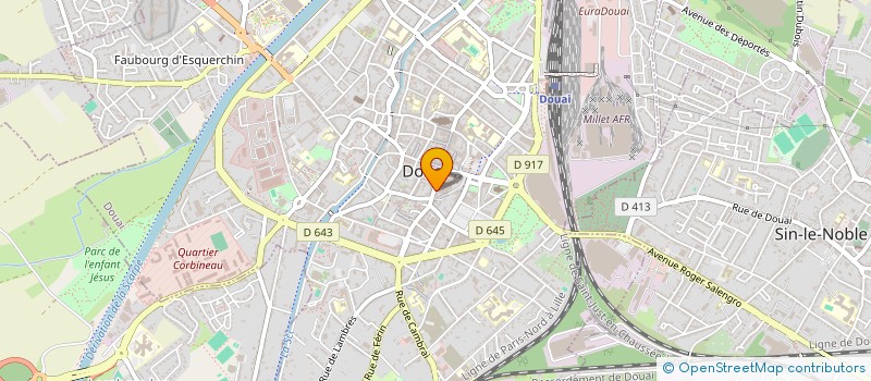 localisation de l'entreprise INSTANT BOUCHEE  DOUAI