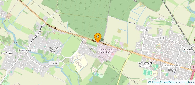 localisation de l'entreprise INSTANT BY PINTO  DRACY-LE-FORT