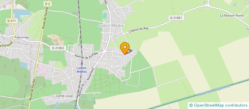localisation de l'entreprise INSTANT CAFE PRO à LUDON-MEDOC