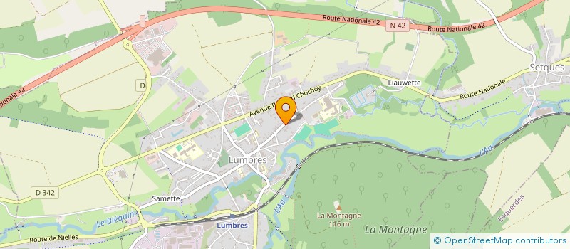localisation de l'entreprise INSTANT CONCEPT à LUMBRES