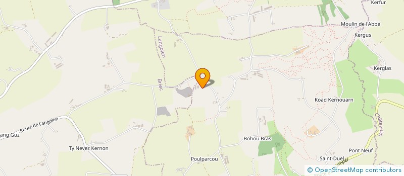 localisation de l'entreprise INSTANT CORALIZEE  LANGOLEN