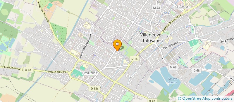 localisation de l'entreprise INSTANT COURTAGE  FROUZINS