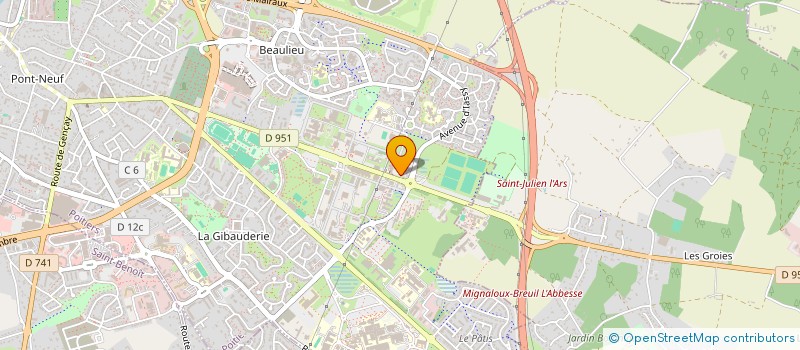 localisation de l'entreprise INSTANT CRITIQUE à POITIERS