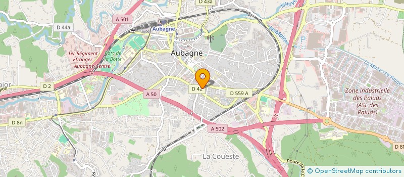 localisation de l'entreprise INSTANT DANSE  AUBAGNE