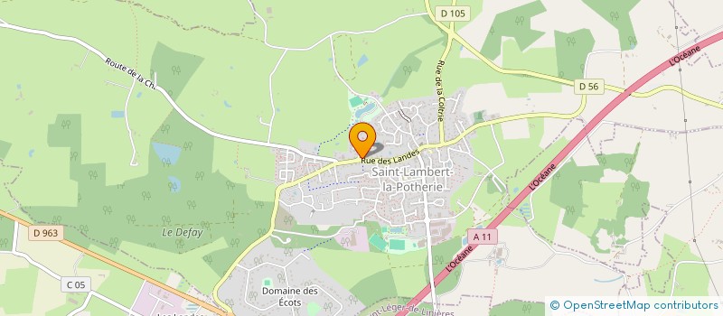 localisation de l'entreprise INSTANT DE FEMME à SAINT-LAMBERT-LA-POTHERIE
