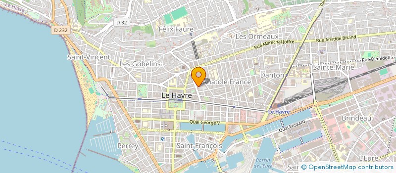 localisation de l'entreprise INSTANT DIETETIQUE à LE HAVRE