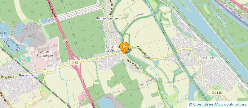 localisation de l'entreprise INSTANT DOUCEUR à BARTENHEIM