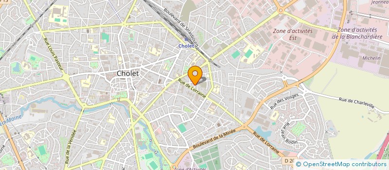 localisation de l'entreprise INSTANT EN PARTAGE à CHOLET