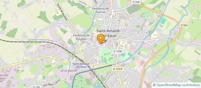 localisation de l'entreprise INSTANT GOURMAND BY NINIE  SAINT-AMAND-LES-EAUX