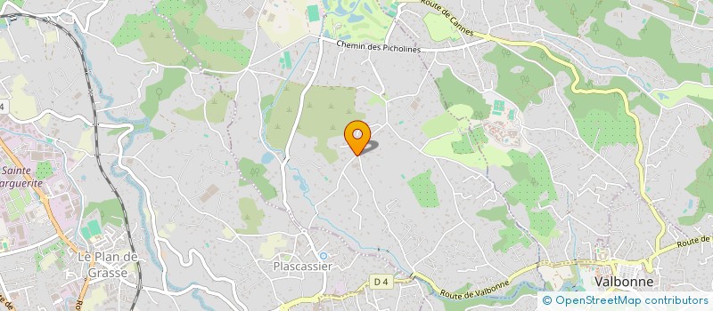 localisation de l'entreprise INSTANT PARFUMS  CHATEAUNEUF-GRASSE