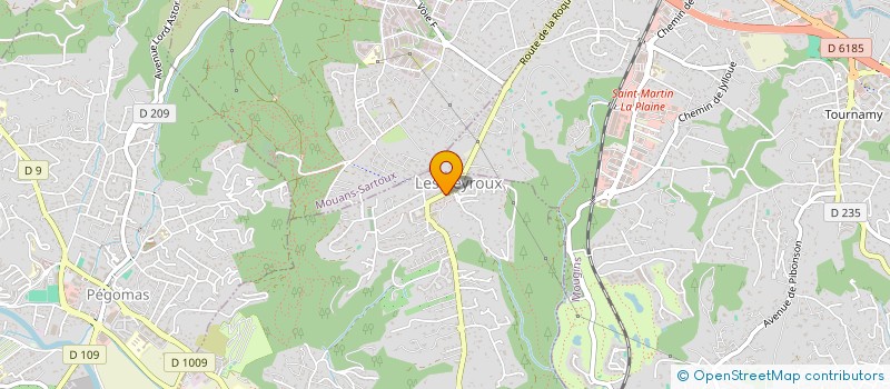 localisation de l'entreprise INSTANT PIZZA à LA ROQUETTE-SUR-SIAGNE