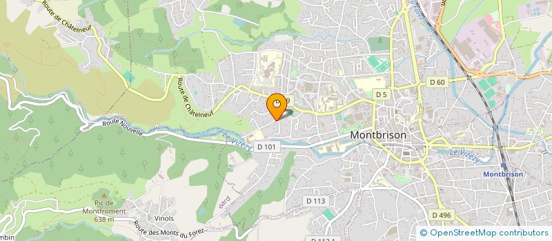 localisation de l'entreprise INSTANT PRESENT EQUITATION SPORT  MONTBRISON