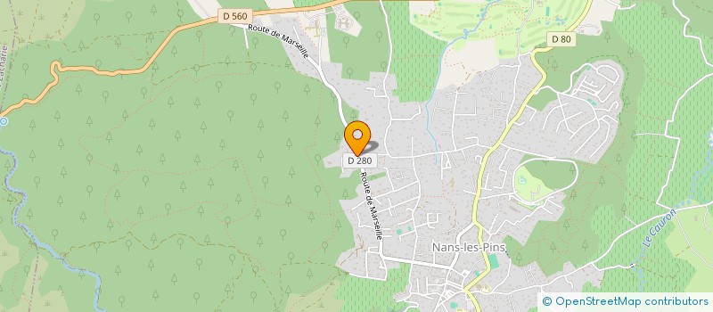 localisation de l'entreprise INSTANT RH  NANS-LES-PINS