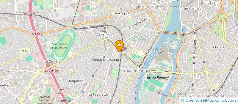 localisation de l'entreprise INSTANT'SUSHI à TOULOUSE