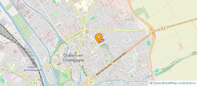 localisation de l'entreprise INSTANT YOGA  CHALONS-EN-CHAMPAGNE